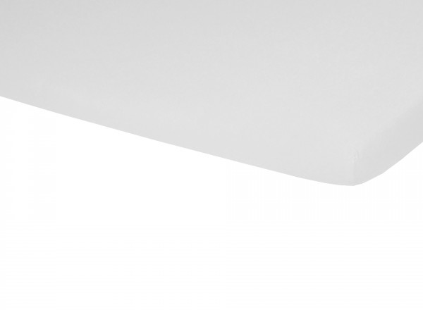 Polydaun split top hoeslaken Jersey wit 180 x 200/220 cm